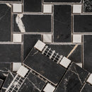 Boldara Nero Basket Weave Porcelain Mosaic Tile