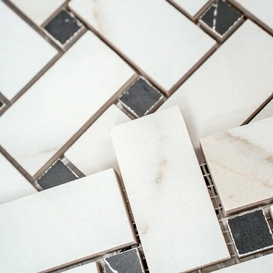 Boldara Oro Basket Weave Porcelain Mosaic Tile