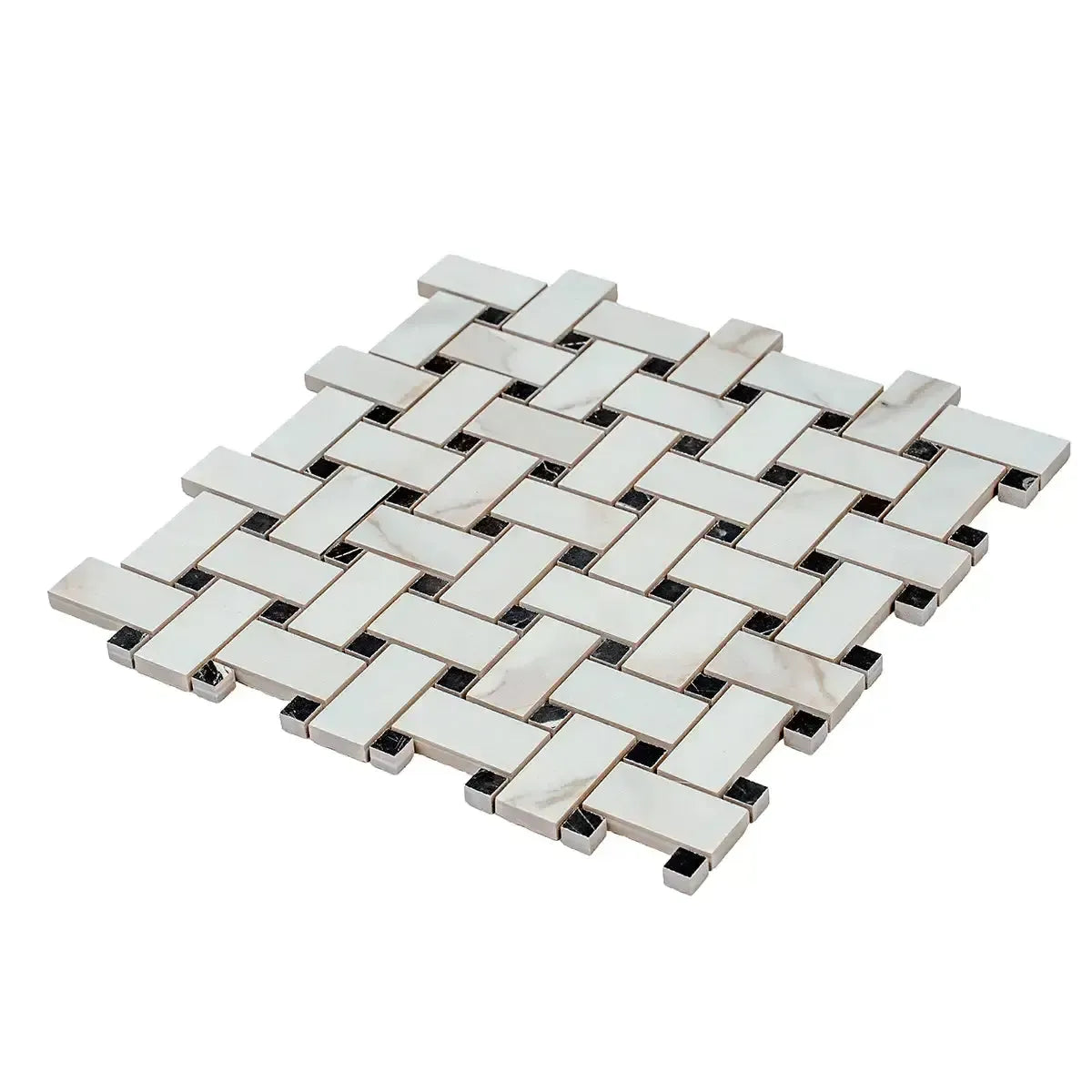 Boldara Oro Basket Weave Porcelain Mosaic Tile | Tile Club