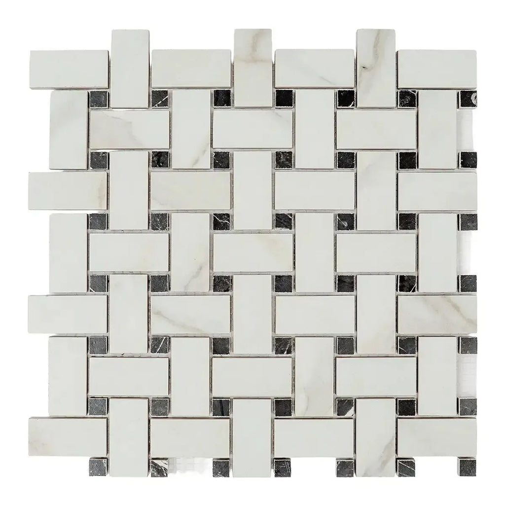Boldara Oro Basket Weave Porcelain Mosaic Tile | Tile Club