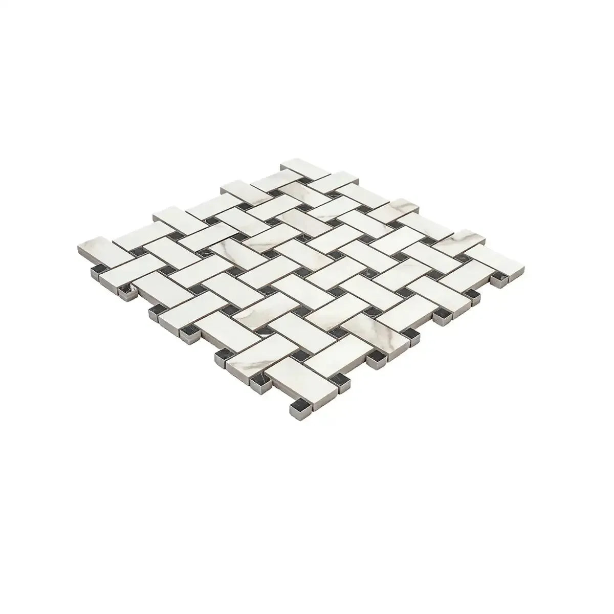 Boldara Oro Basket Weave Porcelain Mosaic Tile | Tile Club