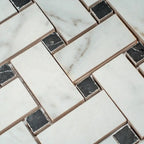 Boldara Oro Basket Weave Porcelain Mosaic Tile | Tile Club