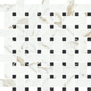 Boldara Oro Basket Weave Porcelain Mosaic Tile