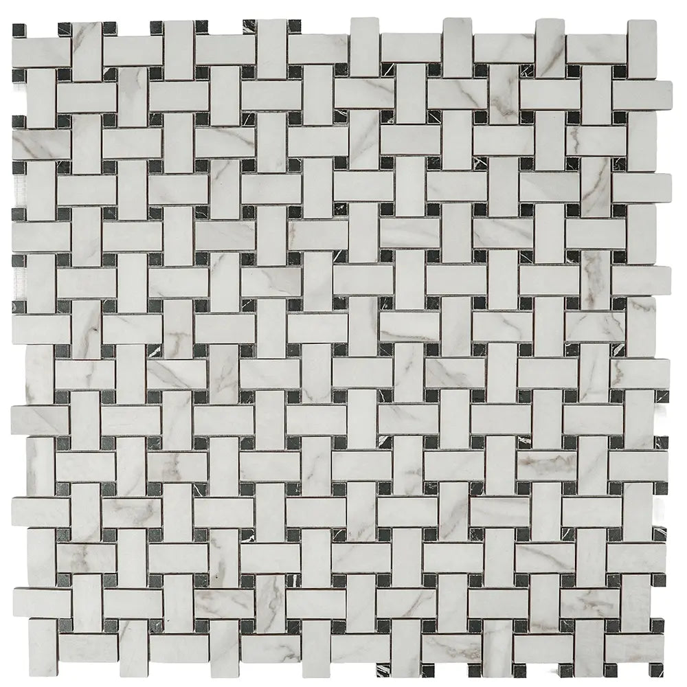 Boldara Oro Basket Weave Porcelain Mosaic Tile | Tile Club