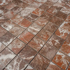 Boldara Rosso 2x2 Porcelain Mosaic Tile | Tile Club