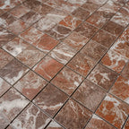 Boldara Rosso 2x2 Porcelain Mosaic Tile | Tile Club