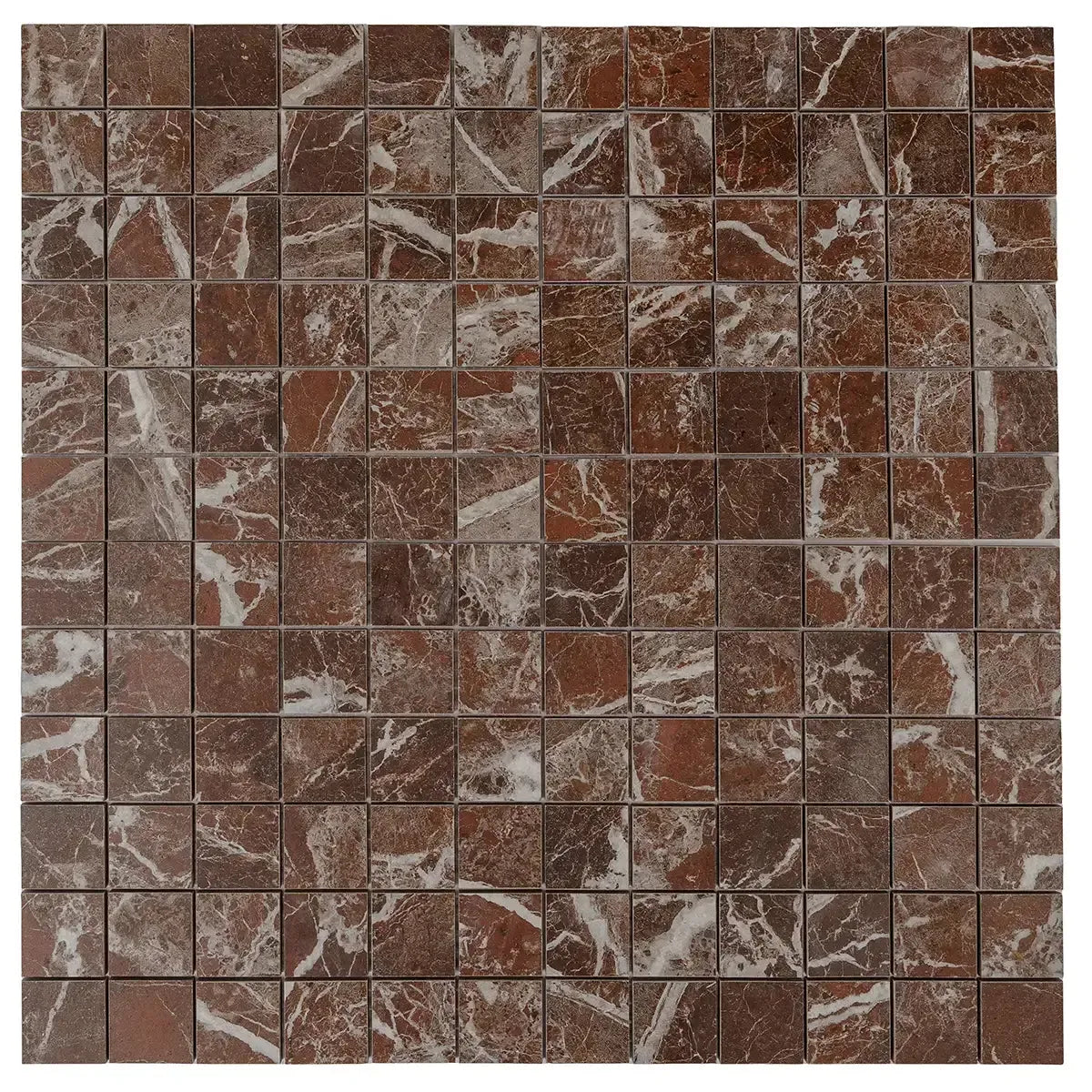 Boldara Rosso 2x2 Porcelain Mosaic Tile | Tile Club