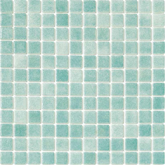 Fog Caribbean Green Glass Mosaic Tile