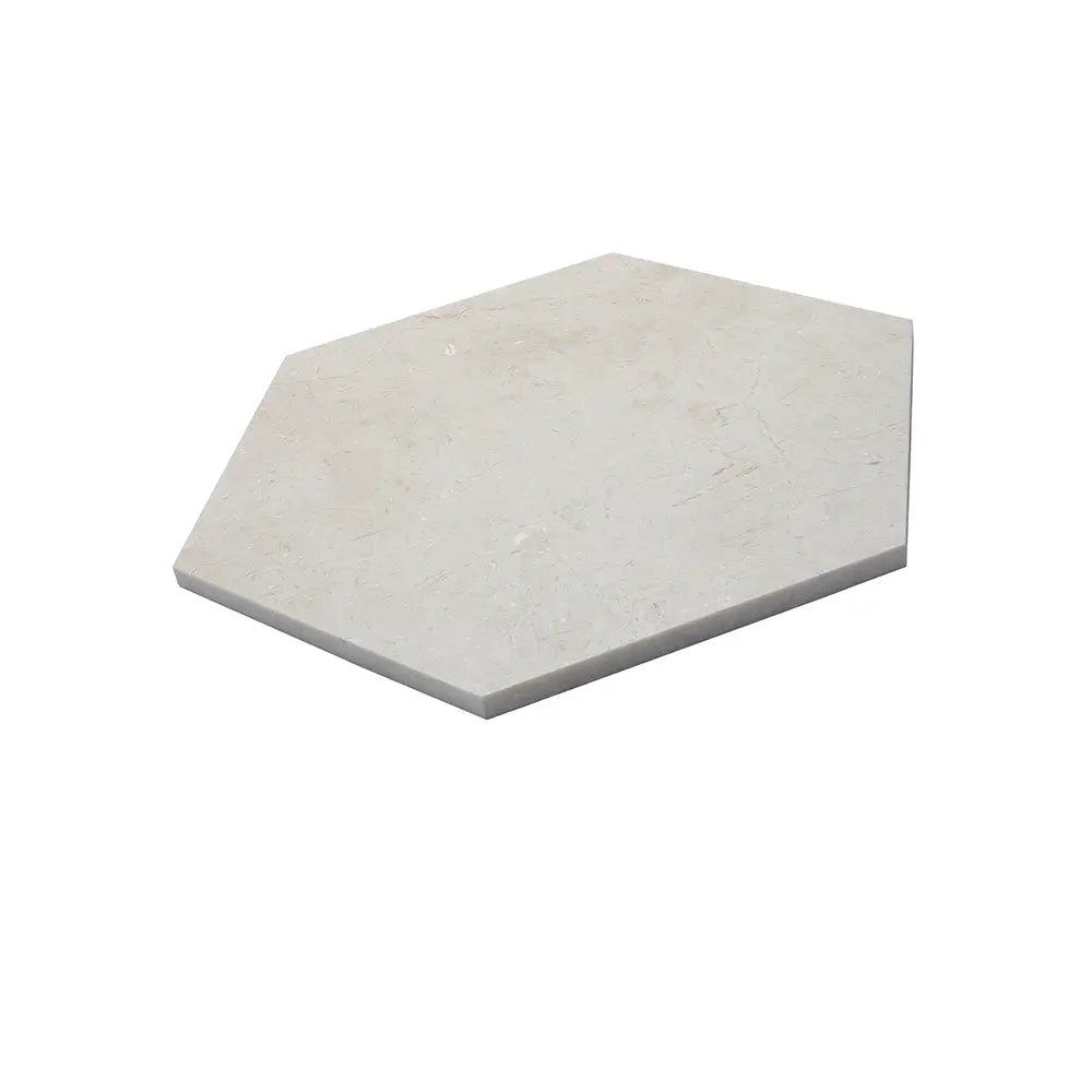 Crema Marfil 10 Inch Hexagon Honed Marble Tile | Tile Club