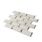 Crema Marfil Subway With Dot Marble Mosaic Tile | Tile Club