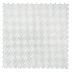 White Recycled Glass Basket Weave Mosaic Tile | Tile Club