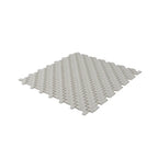 Cream Recycled Glass Basket Weave Mosaic Tile | Tile Club