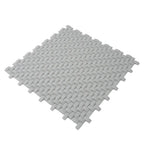 Dark Grey Recycled Glass Basket Weave Mosaic Tile | Tile Club