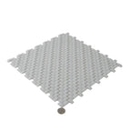 Dark Grey Recycled Glass Basket Weave Mosaic Tile | Tile Club