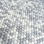 Grey Pearl Penny Recycled Glass Mosaic Tile | Tile Club