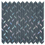 Blue Leaf Recycled Glass Mosaic Tile | Tile Club