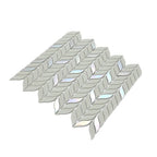 Green Leaf Recycled Glass Mosaic Tile | Tile Club