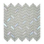 Green Leaf Recycled Glass Mosaic Tile | Tile Club