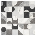 Pictoria Mod Bold Waterjet Mosaic Tile | Tile Club