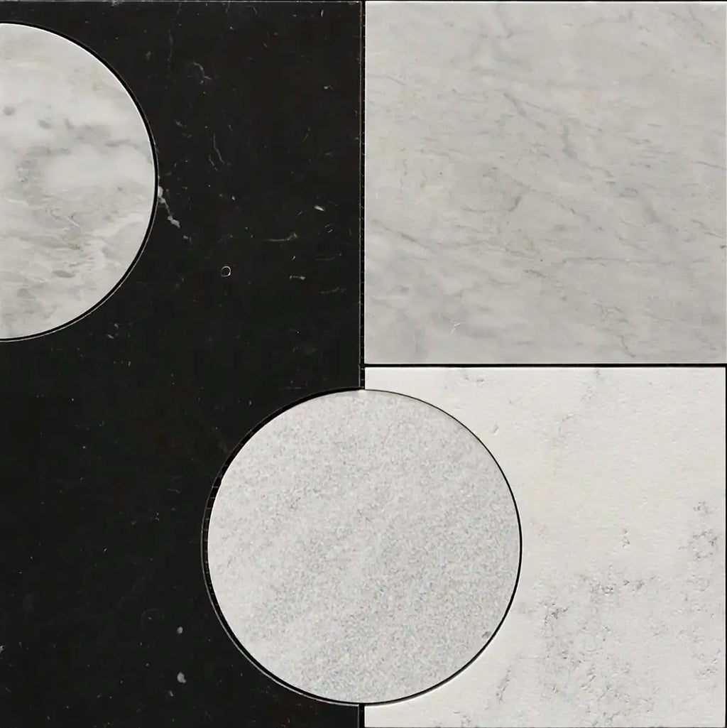 Pictoria Mod Bold Waterjet Mosaic Tile | Tile Club