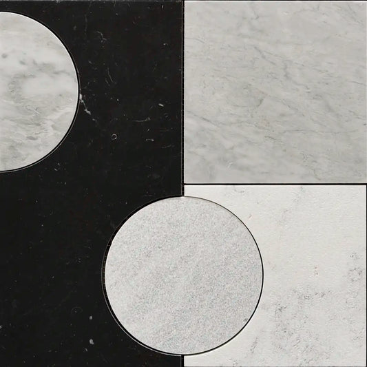 Pictoria Mod Bold Waterjet Mosaic Tile | Tile Club