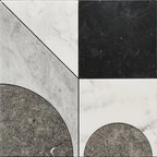 Pictoria Mod Bold Waterjet Mosaic Tile | Tile Club