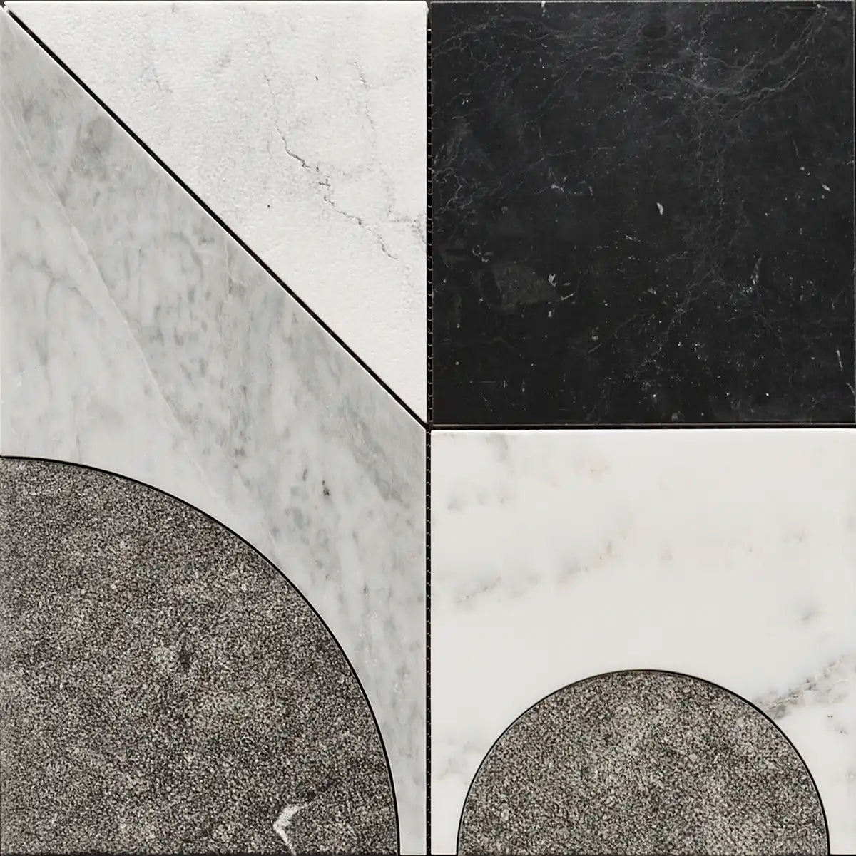 Pictoria Mod Bold Waterjet Mosaic Tile | Tile Club