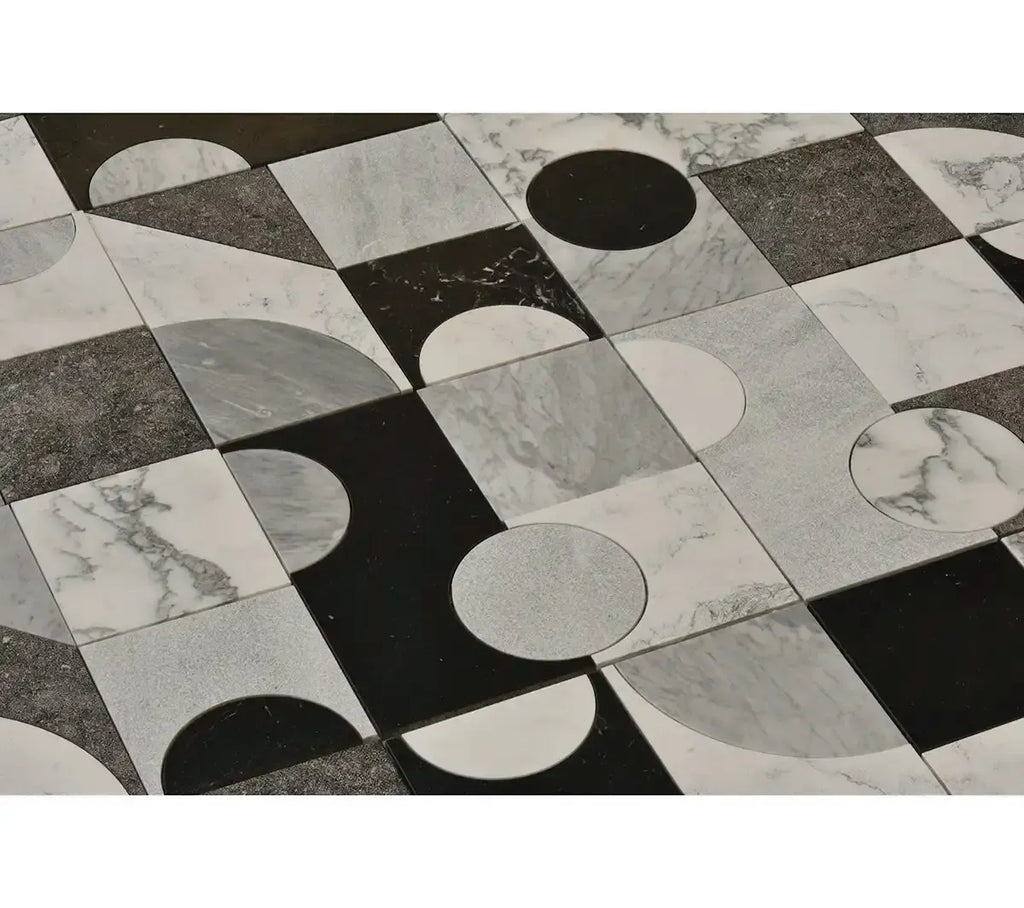 Pictoria Mod Bold Waterjet Mosaic Tile | Tile Club