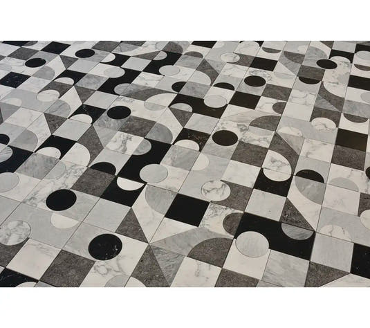 Pictoria Mod Bold Waterjet Mosaic Tile | Tile Club