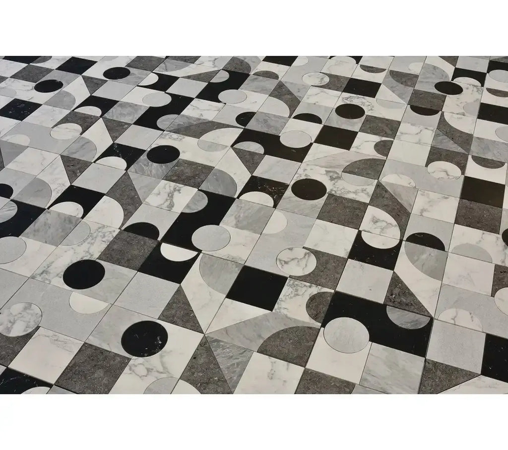 Pictoria Mod Bold Waterjet Mosaic Tile | Tile Club
