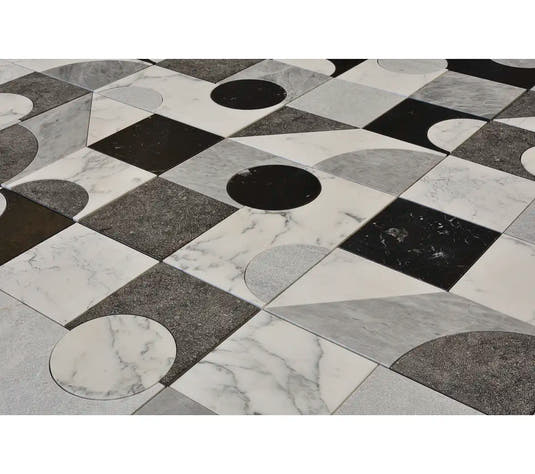 Pictoria Mod Bold Waterjet Mosaic Tile | Tile Club