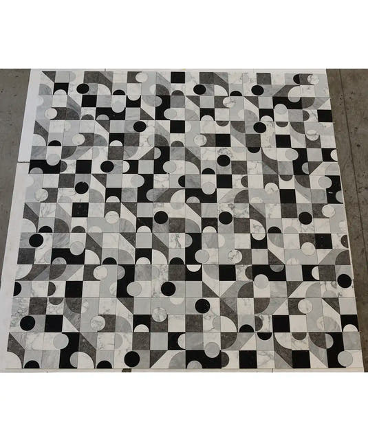 Pictoria Mod Bold Waterjet Mosaic Tile | Tile Club