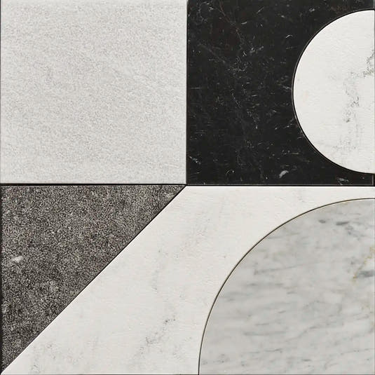 Pictoria Mod Bold Waterjet Mosaic Tile | Tile Club