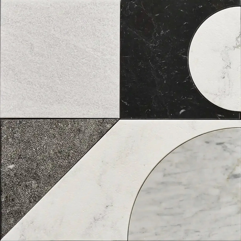 Pictoria Mod Bold Waterjet Mosaic Tile | Tile Club