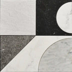 Pictoria Mod Bold Waterjet Mosaic Tile | Tile Club