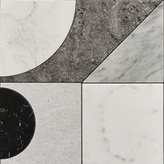 Pictoria Mod Bold Waterjet Mosaic Tile | Tile Club