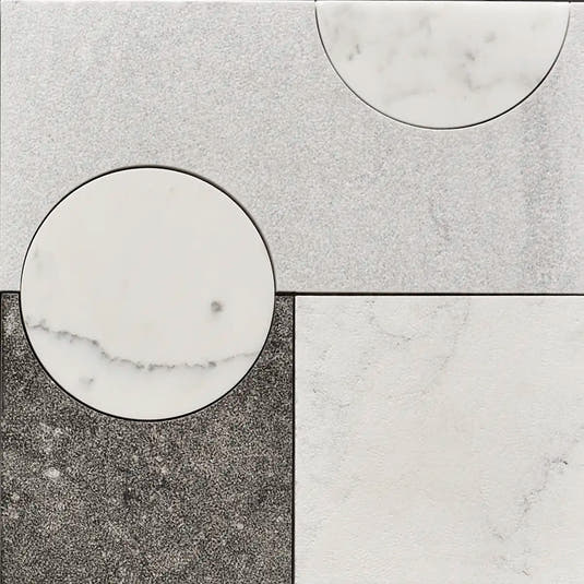 Pictoria Mod Bold Waterjet Mosaic Tile | Tile Club