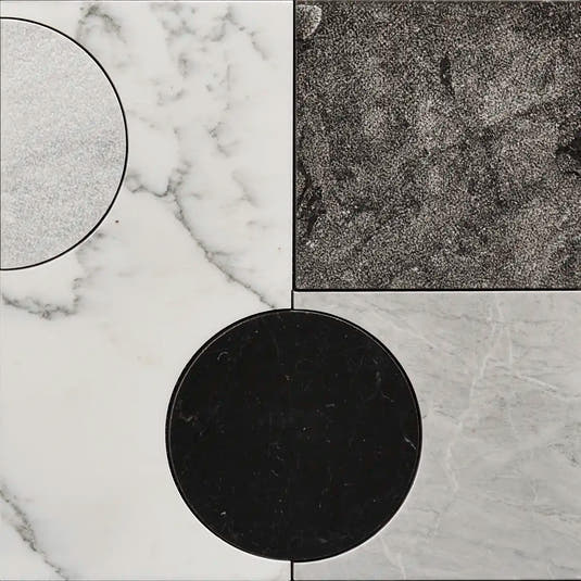 Pictoria Mod Bold Waterjet Mosaic Tile | Tile Club