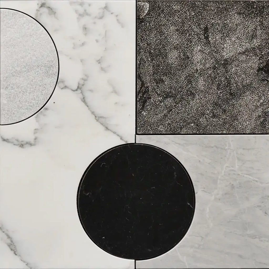 Pictoria Mod Bold Waterjet Mosaic Tile | Tile Club