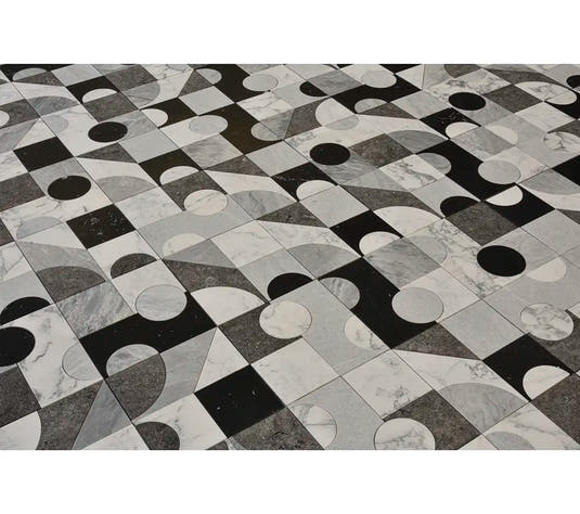 Pictoria Mod Bold Waterjet Mosaic Tile | Tile Club
