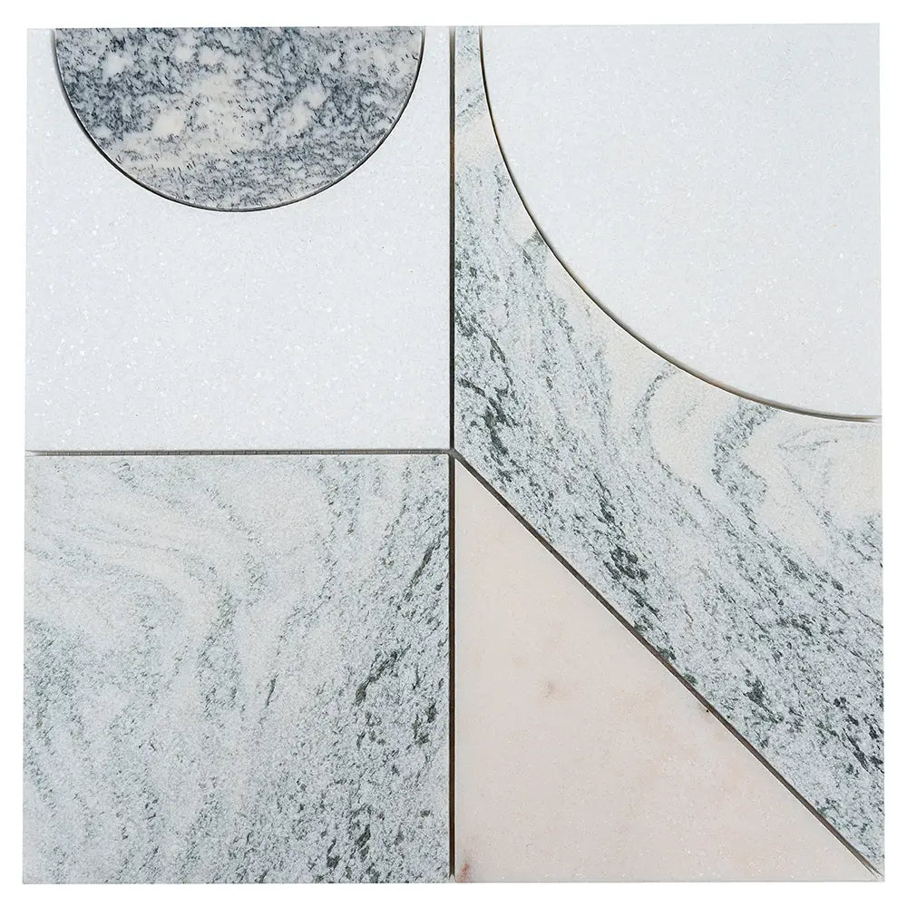 Pictoria Mod Rose Waterjet Mosaic Tile | Tile Club