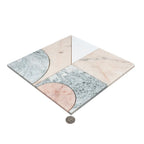 Pictoria Mod Rose Waterjet Mosaic Tile | Tile Club