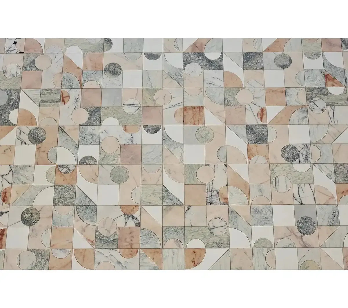 Pictoria Mod Rose Waterjet Mosaic Tile | Tile Club