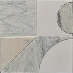 Pictoria Mod Rose Waterjet Mosaic Tile | Tile Club