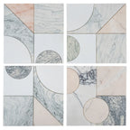Pictoria Mod Rose Waterjet Mosaic Tile | Tile Club