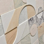 Pictoria Mod Rose Waterjet Mosaic Tile | Tile Club