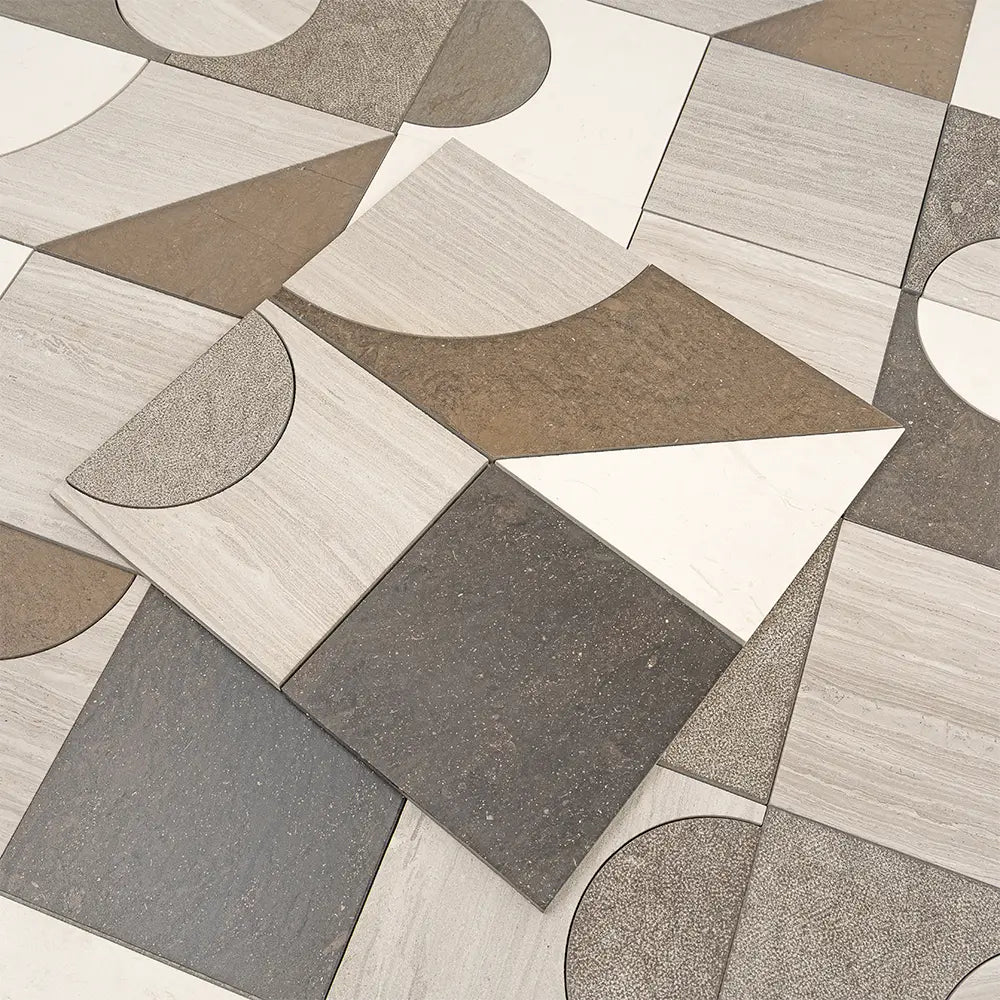 Pictoria Mod Earth Waterjet Mosaic Tile | Tile Club