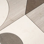 Pictoria Mod Earth Waterjet Mosaic Tile | Tile Club