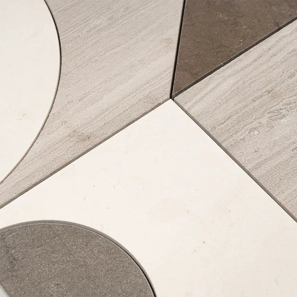 Pictoria Mod Earth Waterjet Mosaic Tile | Tile Club