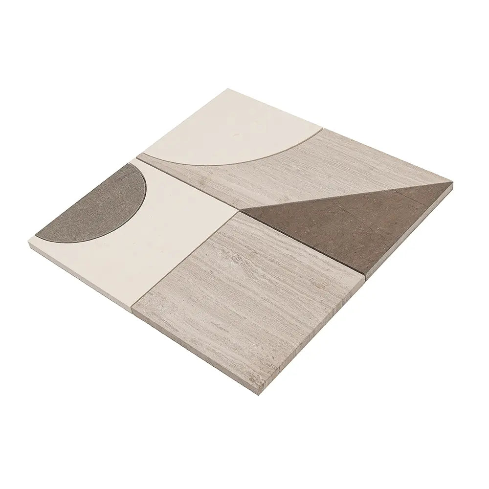 Pictoria Mod Earth Waterjet Mosaic Tile | Tile Club